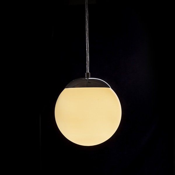 BOLLY 17 viseća opalno staklo/krom 230V LED E27 11W IP44