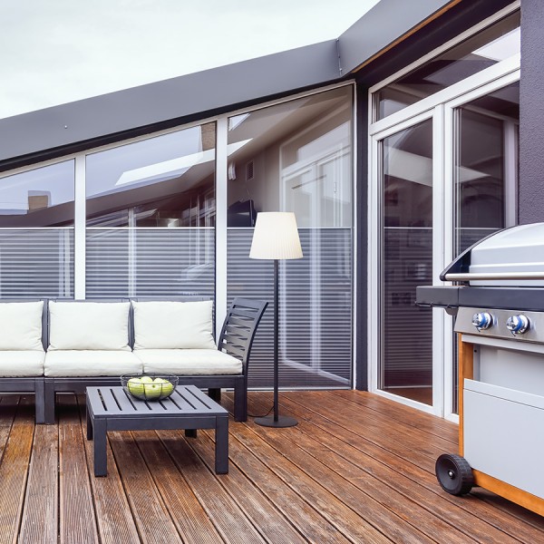 BOSANOVA 120 podna antracit satinirano PE 230V LED E27 15W IP65