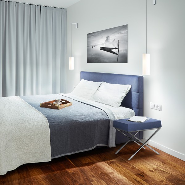 HUDSON Zidna bijela krom 230V LED E27 11W