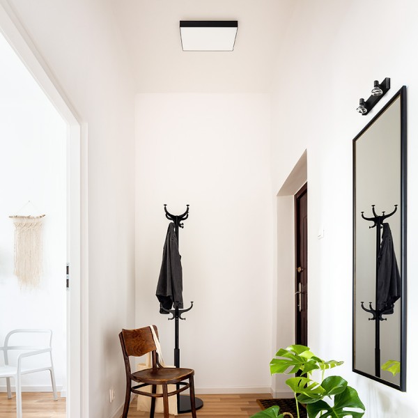 TRICA II zidna crna 230V GU10 2x25W