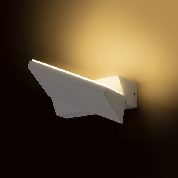 TWIST zidna bijela 230V LED 12W IP65 3000K