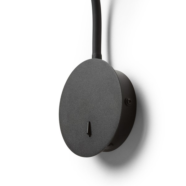 VALE zidna crna 230V LED 3W 30° 3000K