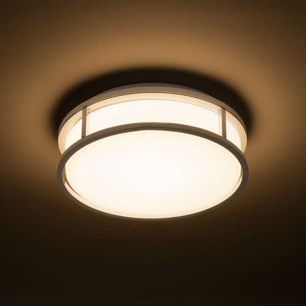 GRANDE LED 25 stropna opal staklo/krom 230V LED 12W IP44 3000K