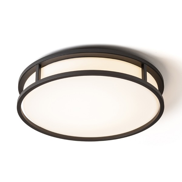 GRANDE LED 35 stropna opal staklo/crna 230V LED 24W IP44 3000K