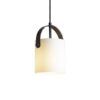 JULIETTA 16 viseća opalno staklo/crna 230V LED E27 15W