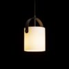 JULIETTA 16 viseća opalno staklo/crna 230V LED E27 15W