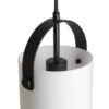 JULIETTA 16 viseća opalno staklo/crna 230V LED E27 15W