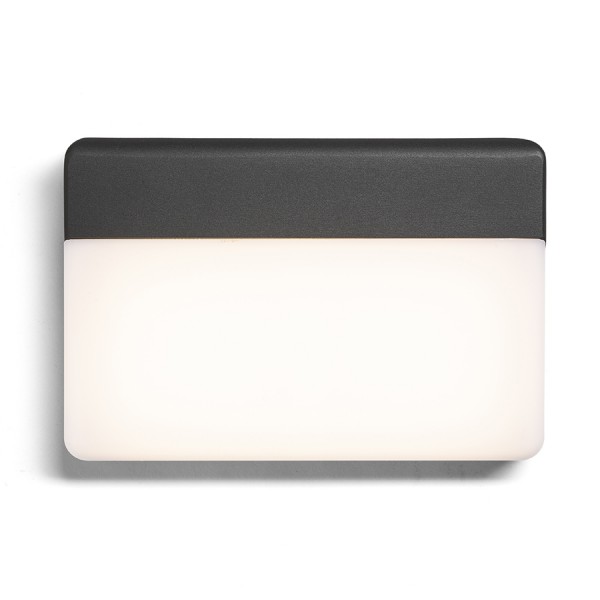 GAVIN zidna antracit mliječni akril 230V LED 13W IP65 3000K