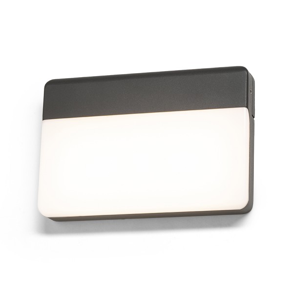 GAVIN zidna antracit mliječni akril 230V LED 13W IP65 3000K