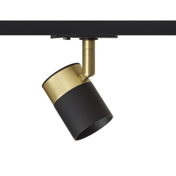 LALA za 1F staze crna mesing 230V LED GU10 9W