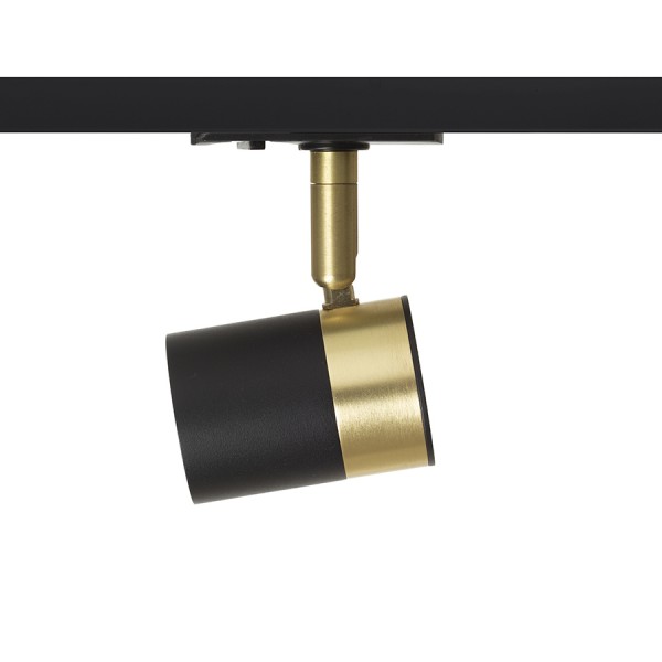 LALA za 1F staze crna mesing 230V LED GU10 9W