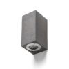 KANE II zidna beton/dekor od tamnog granita 230V LED GU10 2x5W IP65