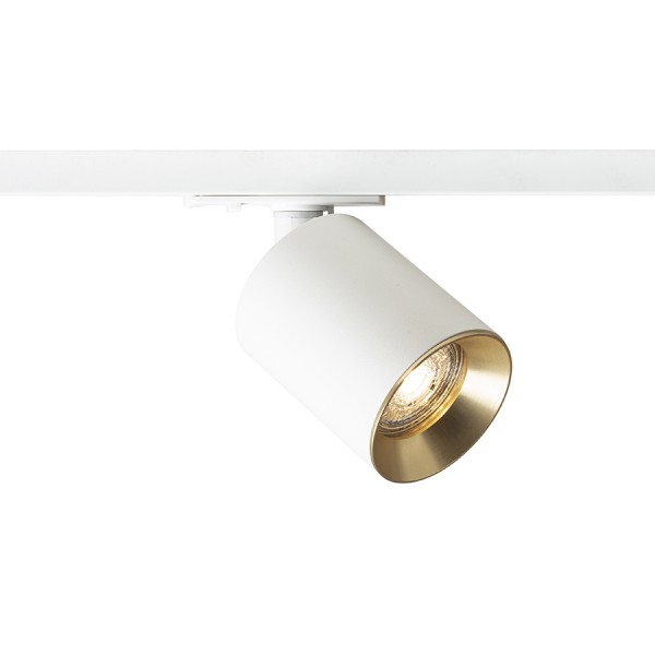 DARIO za 1F stazu bijela brušeni mesing 230V LED GU10 9W