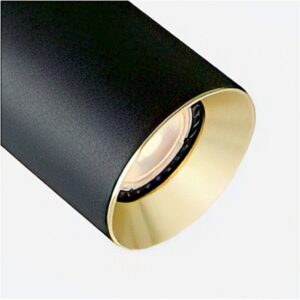 DARIO za 1F stazu crna brušeni mesing 230V LED GU10 9W