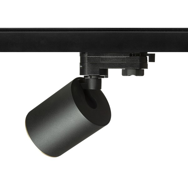 DARIO za 3F stazu crna brušeni mesing 230V LED GU10 9W