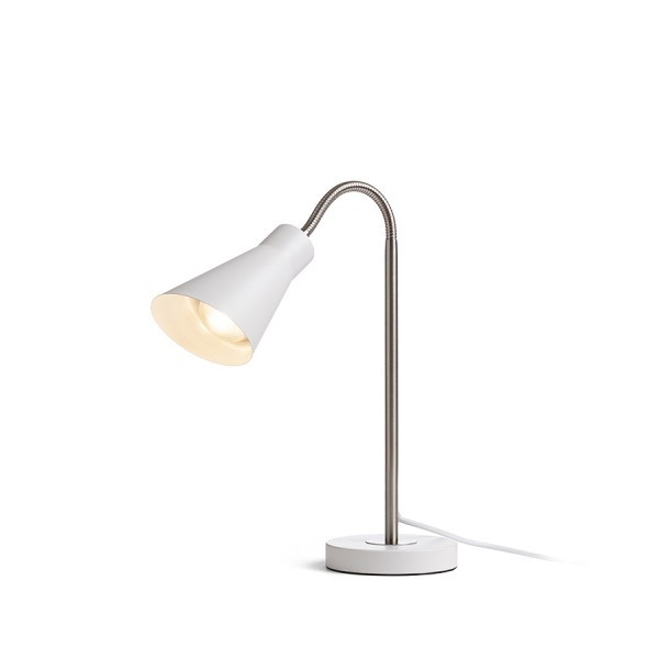 ANIKA stolna mat bijela mat nikal 230V LED E27 15W