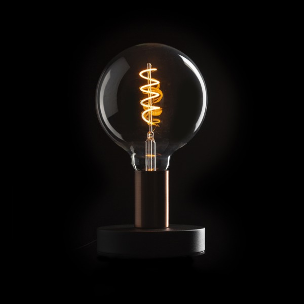 ALGOT stolna crna brušeni bakar 230V LED E27 15W