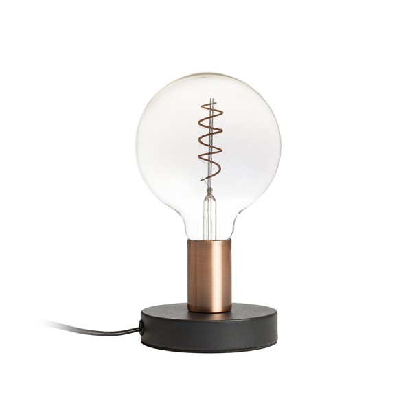 ALGOT stolna crna brušeni bakar 230V LED E27 15W