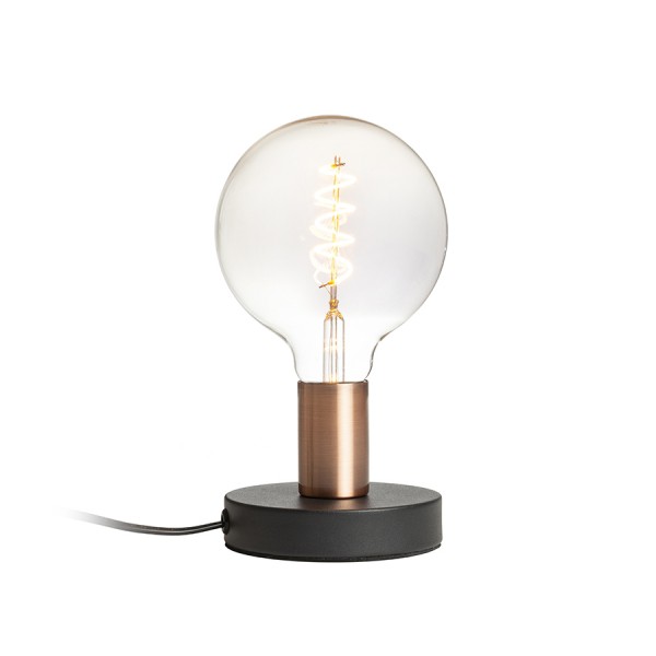 ALGOT stolna crna brušeni bakar 230V LED E27 15W