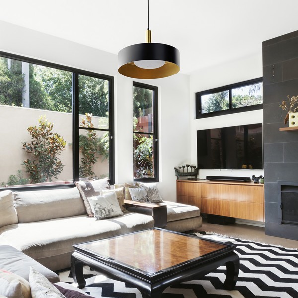 GIULIA 40 viseća bijela krom 230V LED E27 30W