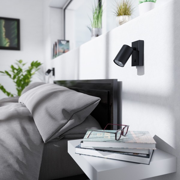 DUDE zidna crna 230V LED GU10 9W