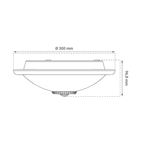 Plafonjera sa senzorom Green Tech 2xE27