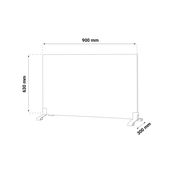 Panel grijalica 540W WiFi/Tuya