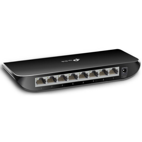 TP-Link 8-port Gigabit Desktop preklopnik (Switch), 8×10/100/1000M RJ45 ports, plastično kućište