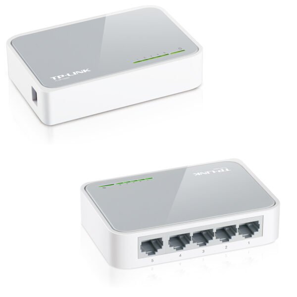TP-Link 5-port mini Desktop preklopnik (Switch), 5×10/100M RJ45 ports, plastično kućište
