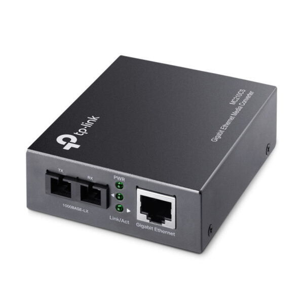 19363_01 TP-Link Gigabit optički pretvarač 1000M RJ45 u 1000M single-mode SC, Full-duplex, do 20Km