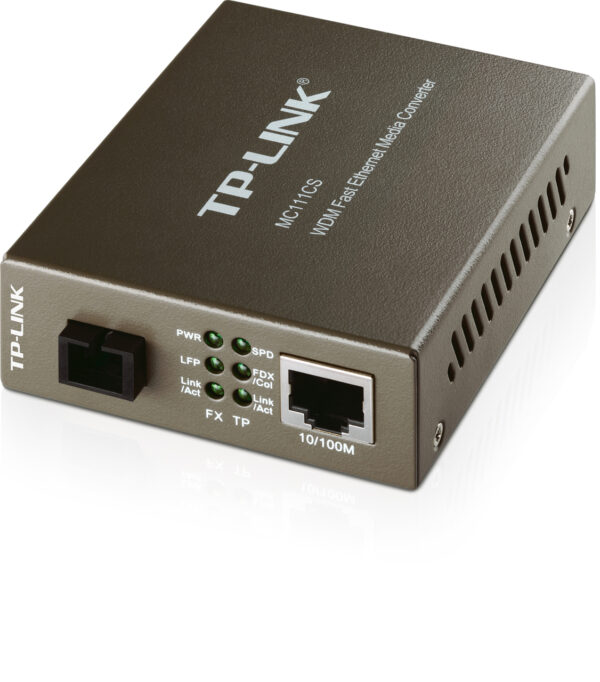 19364_01 TP-Link 100M WDM optički pretvarač, 10/100M RJ45 u 100M Single-mode SC, Full-duplex,Tx:1550nm, Rx:1310nm, do 20km