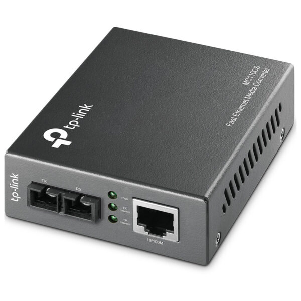 19367_01 TP-Link 100M optički pretvarač, 10/100M RJ45 u 100M single-mod SC, Full-duplex, do 20km