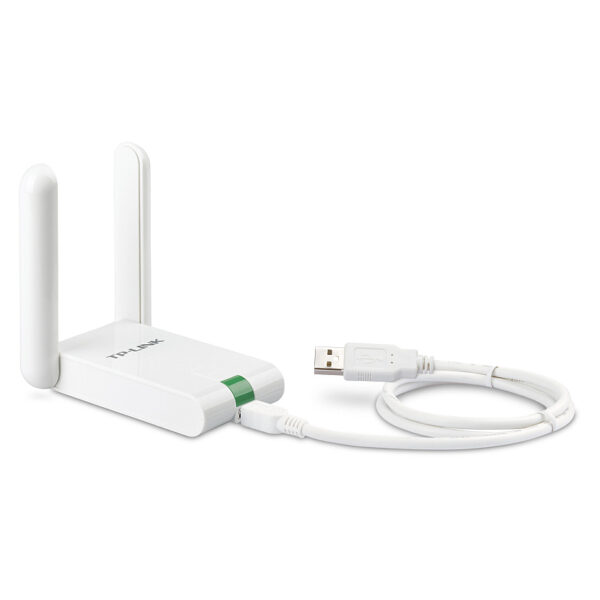 TP-Link bežični USB High Gain adapter 300Mbps (2.4GHz), 802.11n/g/b, 2× fiksna antena