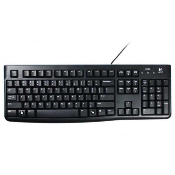 Logitech K120 OEM tipkovnica, USB, crna (920-002642)