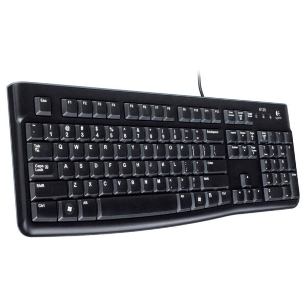 Logitech K120 OEM tipkovnica, USB, crna (920-002642)