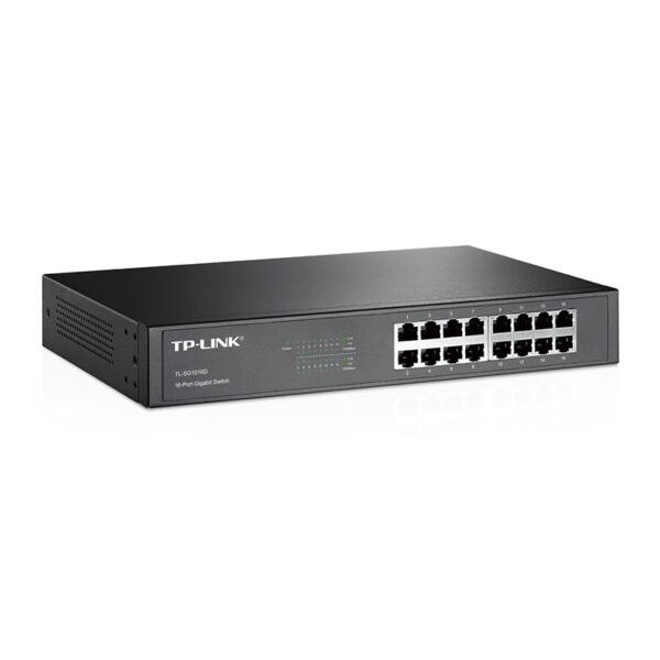 TP-Link 16-port Gigabit Desktop/Rackmount preklopnik (Switch), 16×10/100/1000M RJ45 ports, metalno kućište