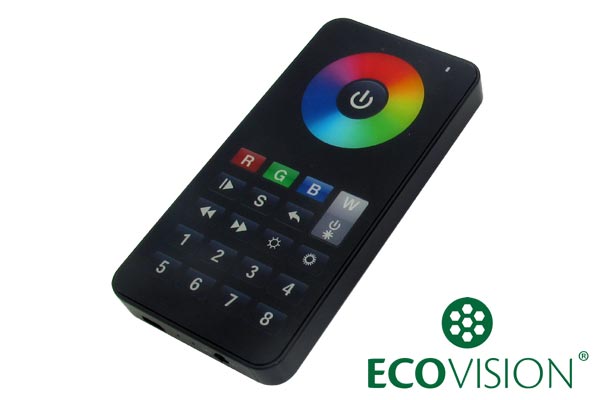 EcoVision LED RF daljinski RGBW upravljač, 8 Zona