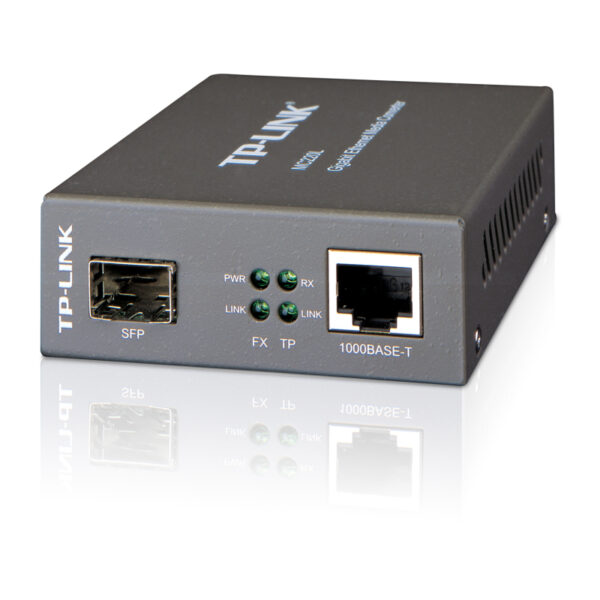 27143_01 TP-Link Gigabit optički pretvarač 1000M RJ45 u 1000M, Full-Duplex, SFP slot podrška za MiniGBIC modul