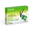 TP-Link bežični PCIe adapter 300Mbps (2.4GHz), 802.11n/g/b, 2× odvojiva antena, Low profile