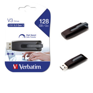 Verbatim V3 128GB USB3.2 Gen1, crni