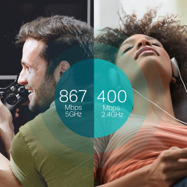 TP-Link AC1300 Archer T4U bežični Dual-Band USB3.0 adapter 400Mbps/867Mbps (2.4GHz/5GHz), 802.11a/b/g/n/ac, WPA2/WPA, WPS