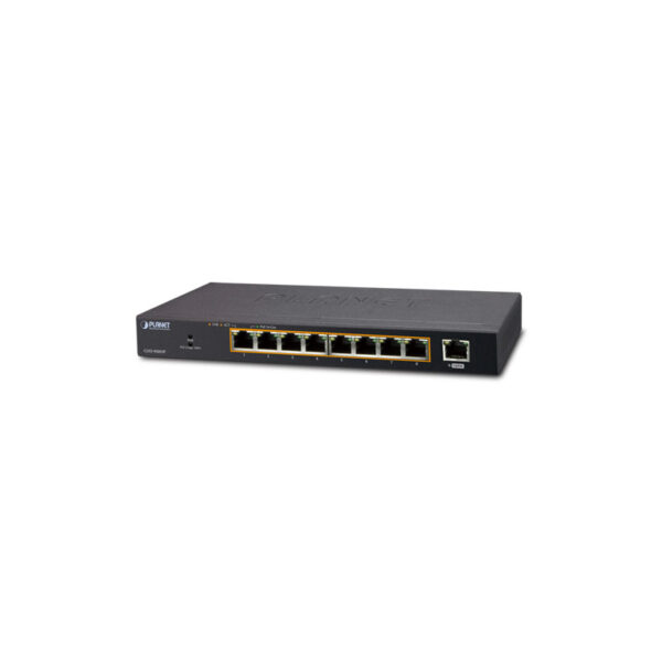 PLANET Gigabit Preklopnik (Switch) 8-port 10/100/1000Mbps sa 8-Port 802.3at PoE + 1-port Gigabit Ethernet Switch (100W POE Budget with External Power Supply)