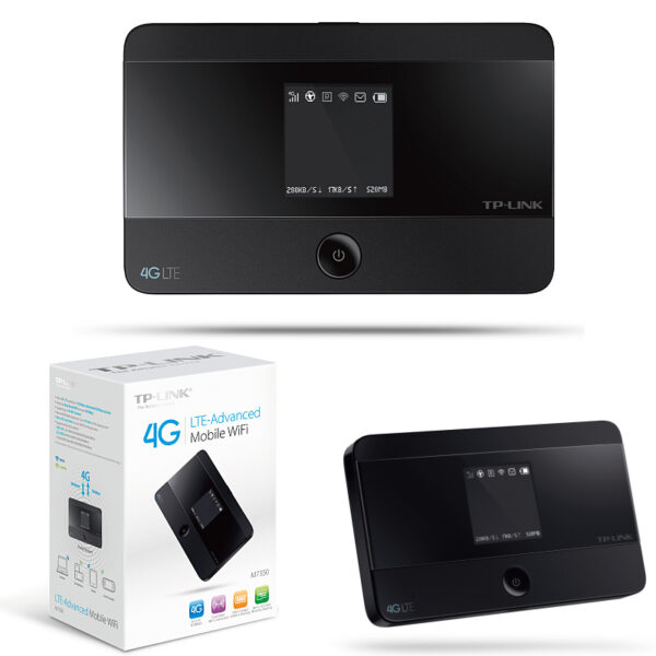 TP-Link 4G Mobile Router 150Mbps (2.4GHz) Wi-Fi, interni 4G modem, LTE+HSPA, utor za SIM/microSD karticu, 1.4" TFT LCD, 2000mAh punjiva baterija