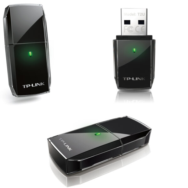 TP-Link AC600 Archer T2U bežični Dual-Band USB adapter 150Mbps/433Mbps (2.4GHz/5GHz), 802.11a/b/g/n/ac, WPA2/WPA