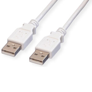 Roline VALUE USB2.0 kabel TIP A-A M/M, 4.5m, bijeli