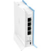 32423_2 Mikrotik RB941-2nD-TC hAP Lite tower, 650MHz CPU, 32MB RAM, 4×LAN, 2.4Ghz 802.11b/g/n, integrirana antena, RouterOS L4, tower kućište, PSU