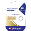 Verbatim USB 3.2 Gen1 Store'n'Go Metal Executive 64GB, zlatni