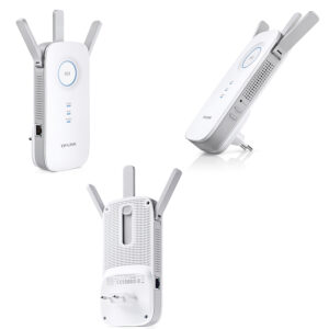 TP-Link AC1750 bežični pojačivač dometa (Range Extender), Dual Band 450Mbps/1300Mbps (2.4GHz/5GHz), 802.11ac/a/b/g/n, 1×G-LAN, Range extender mod, 3×fiksna antena