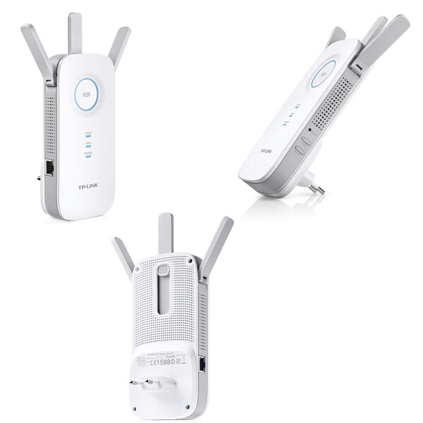 TP-Link AC1750 bežični pojačivač dometa (Range Extender), Dual Band 450Mbps/1300Mbps (2.4GHz/5GHz), 802.11ac/a/b/g/n, 1×G-LAN, Range extender mod, 3×fiksna antena