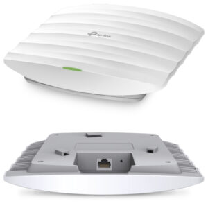 TP-Link Omada bežična pristupna točka zidna/stropna (AP) 300Mbps (2.4GHz), 1×LAN, 802.11b/g/n, podrška za Pasive PoE, AP Mode, Multi-SSID, WMM, 2×4dBi interna antena